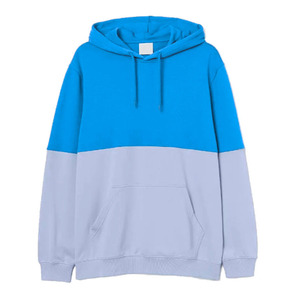 Unisex Men Denim Oversized Winter Long Hoodie Dot Eco-Friendly Polyester/Cotton Vintage Style Pocket <b>Design</b> Custom Logo Printing - Product Image 6