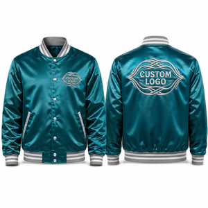 Chaqueta de Satén para Mujer, Ropa de Equipo, Ropa de Club, Ropa Escolar, Artículos Promocionales, Ropa Deportiva de Invierno, Primavera y Otoño, Catálogo Minorista B2B - Product Image 6