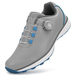 Chaussures de cricket printemps-été pour hommes, respirantes, à crampons, antidérapantes, à bouton, baskets décontractées d'extérieur, semelle extérieure en caoutchouc, coton - Product Image 6