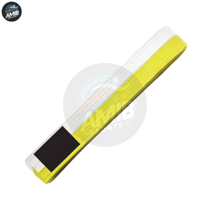 Cinturones de BJJ de Primera Calidad, Logotipo Personalizado, Algodón, Cintura Alta, Cómodos, Transpirables, Unisex, Cinturones de Entrenamiento de BJJ, Artes Marciales - Product Image 3