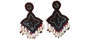 ต่างหูแบบห้อยประดับลูกปัดปักลาย แฟชั่นใหม่ คลาสสิก หลากสี ขนาดสั่งทำได้ สำหรับงานปาร์ตี้ จากคอลเลคชั่นล่าสุด - Product Image 4