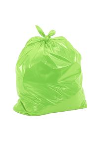 Bolsa de Basura Desechable Verde Reciclable de 4-6 Galones en Rollo Individual para Limpieza del Hogar, Bolsa para Basura de Cocina con Relieve de PE - Product Image 2