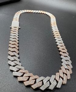 Cadena Cubana Iced Out de Plata de Ley 925 con Baño de Rodio y Moissanita VVS, Collar Cubano Miami, Joyería Hip Hop - Product Image 6