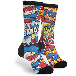 Premium Custom Printed Cotton/Bamboo Anti-Bacterial Quick Dry Anti-Slip Customizable Men's Casual <b>Socks</b> Wholesale Bulk Orders - Product Image 1