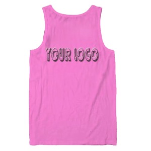 Men's Custom <b>Logo</b> Plain Tank Top OEM/ODM | Puff Print | Multi-Color | Wholesale Bulk - Product Image 4