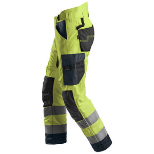 Pantalon de travail de sécurité avec plusieurs poches, en coton, pour hommes, haute visibilité, robuste, pour la construction - Product Image 2