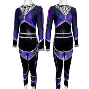 Elegante Uniforme de Majorette Juvenil para Bandas de Marcha, Actuaciones de Baile, Programas Escolares y Competiciones de Equipos - Product Image 1