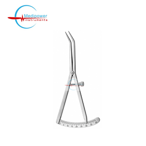 Calibrador Curvo Castroviejo-Epker de Alta Calidad con Escala Graduada de 0-40 mm, Instrumento Quirúrgico ENT de Acero Inoxidable, Fuente de Alimentación Manual - Product Image 4