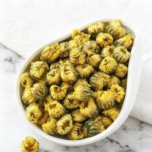 Cabezas de crisantemos naturales a buen precio, capullos de crisantemo secos para preparar té saludable - Product Image 1