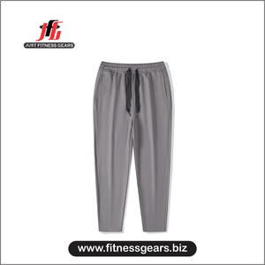 JUST FITNESS GEARS Pantalon de jogging décontracté grande taille pour homme, taille élastique, anti-plis, coupe confortable, en molleton - Product Image 4