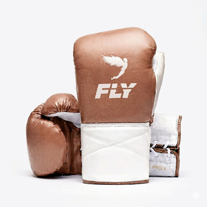 ถุงมือชกมวย Fly Pro X หนังแท้แบบผูกเชือก สำหรับผู้ใหญ่ ดีไซน์ระบายอากาศได้ดี - Product Image 4