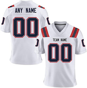 Camiseta de Fútbol Americano de Alta Calidad con Logotipo Personalizado, Transpirable, de Secado Rápido, Antibacteriana, con Protección UV, Talla Grande, 100% - Product Image 3