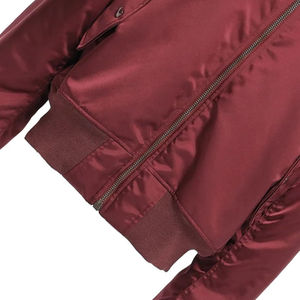 Chaqueta Bomber de Satén Marrón para Hombre, Precio de Fábrica, Resistente al Viento, Transpirable, 100% Poliéster, Hecha en Pakistán, Sialkot, Personalizada, Tallas Grandes - Product Image 5