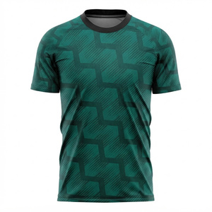 Maillot de football pour homme à col rond, manches courtes, motif à pois sublimé, 100% polyester, évacuation de l'humidité, coupe athlétique, toutes saisons - Product Image 2