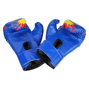 Gants de boxe pour enfants en cuir PU respirant, motif éclaboussures, pour l'entraînement et le sparring, pour les enfants de 3 à 12 ans, vente en gros - Product Image 1