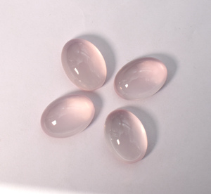 Cabochon ovale en quartz rose naturel, pierre précieuse ovale calibrée de 14x10 mm, pierre précieuse calibrée de taille standard, pour la fabrication de bijoux - Product Image 5