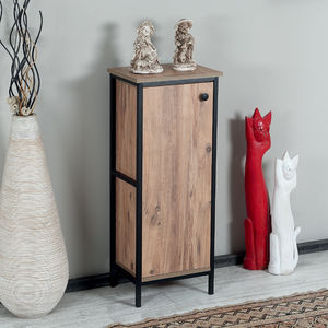 Estantería Industrial de Madera con Marco Metálico para Almacenamiento y Organización en el Hogar, Oficina y Sala de Estar - Product Image 5