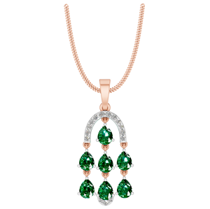 Collier avec pierre de naissance de mai, pendentif en rubis, pierre précieuse, pendentif unique en forme de poire, plaqué or, 1,5 carat, pendentifs fins, breloques - Product Image 4