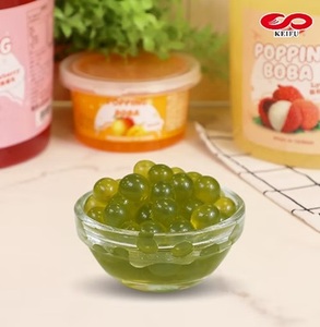 Perlas de Boba de Kiwi de Taiwán KEIFU de 3.2 kg, Bolas de Jugo de Kiwi para Té de Burbujas, Ingredientes Certificados Verdes - Product Image 4