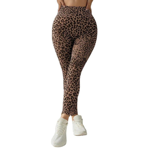 Leggings de sublimation sans couture pleine longueur, taille unique, imprimés, best-sellers, élastiques et ajustés pour le sport et le fitness - Product Image 1