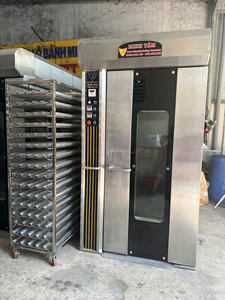 HORNO ROTATIVO de 16 bandejas, Producto estrella 2025 para panadería, 380V, Motor en perfecto estado, 1 año de garantía, Motor de calidad vietnamita - Product Image 6