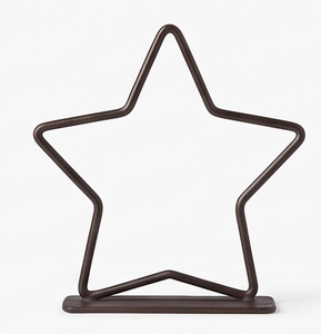 Elegante Porta Servilletas de Hierro en Forma de Estrella con Diseño Moderno en Metal Negro, Perfecto para Decoración de Mesa en Hogar, Hotel o Restaurante - Product Image 4