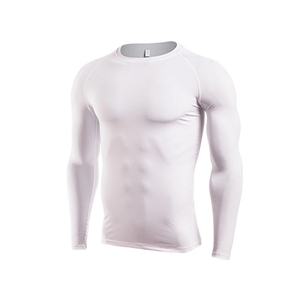 Men's Customized Long Sleeve Rash Guard Breathable Anti-Bacterial Eco-Friendly Quick Dry Sport OEM Men <b>Compression</b> <b>Shirt</b> - Product Image 5