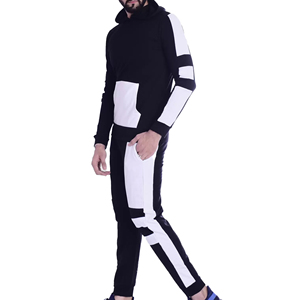 Ensemble de survêtement décontracté pour homme, sweat-shirt à capuche en molleton doux et pantalon de jogging - Product Image 3