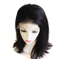 100% cheveux humains naturels pré-plumés perruque brésilienne 180% densité droite profonde vague naturelle attachée à la main HD dentelle Base noir pour les femmes