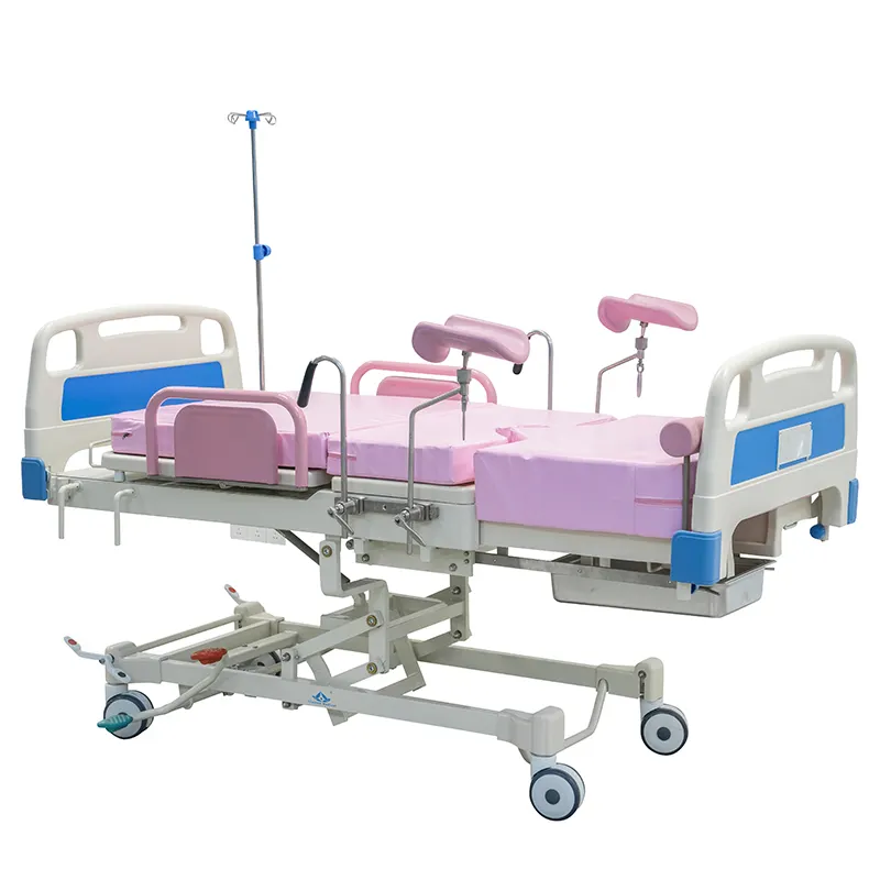 MN-DB004 hôpital nouveau-né bébé table d'accouchement lits hydrauliques lit d'hôpital de maternité obstétrique médical