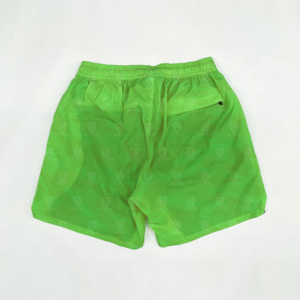 Sport Men Workout Basketball Shorts <b>Mesh</b> 2 in 1 Gym Casual Windproof Front Logo Quick Dry 100% Cotton Shorts - Product Image 2