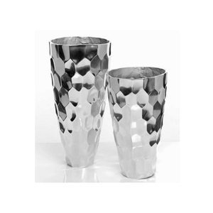 Elegance Stainless Steel Tabletop <b>Vase</b> Handmade Hammered Metal Decorative Flower <b>Vase</b> for Home Living Room - Product Image 3