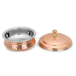 Cazuela de metal con tapa Servir Ware para una presentación duradera y elegante - Product Image 1