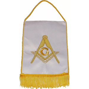 2026 High Quality Customized Master Mason <b>Table</b> Banner Hand Embroidery Polyester Material New Arrival Brand Mason Banners - Product Image 1