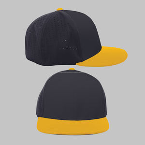 Gorras de hombre de alta calidad Gorras de Corona Media curvadas Sombrero deportivo bordado Visera de ante negro Gorra de béisbol de 5 paneles - Product Image 1