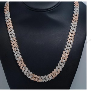 11MM 22 Inches Elegant Iced Cuban Link 925 Sterling Silver Extended Clasp Hip Hop Thick Miami Luxury <b>Statement</b> Unisex Gift - Product Image 1