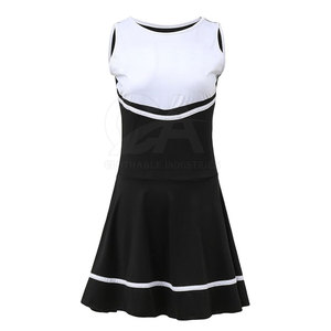 Ensemble d'uniformes de cheerleading avec haut inclus, logo personnalisé, taille adulte, personnalisable, haute qualité, 100% polyester - Product Image 4