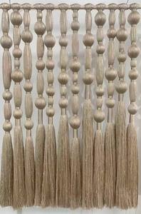 Tapisserie murale décorative en macramé texturé en tissu tissé moderne, design artistique pour la décoration de la maison - Product Image 2