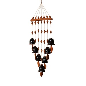 Premium Terracotta Garden Accent For Garden beautification Traditional Clay Wind <b>Bell</b> Decor On Sale price By Exporter - Product Image 1