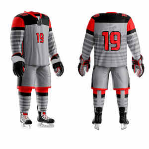 Nouvelle tenue de sport de style actuel pour l'entraînement, vêtements d'équipe, uniforme de hockey sur glace, nouvelle arrivée, différentes couleurs, prix bas, uniforme de hockey sur glace - Product Image 5