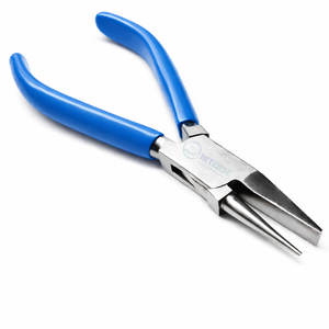 Pince à bijoux professionnelle à mâchoires plates et rondes pour la formation de bagues, outil de pliage et de façonnage de précision pour la fabrication de bijoux - Product Image 5