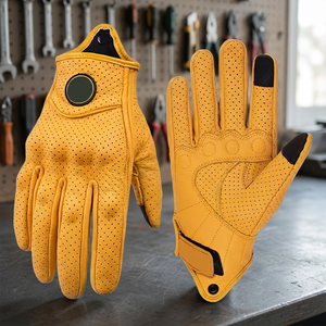 Gants de moto en cuir unisexes ATYPE, compatibles écran tactile, pour cyclisme, course, été, moto, motocross, VTT - Product Image 6
