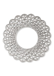 Round Metal <b>Decorative</b> <b>Plate</b> Bohemian Design Handmade Engraved Pattern Polished Finish - Product Image 3
