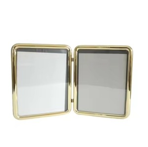 High Quality <b>Metal</b> Glass Photo <b>Frame</b> Stylish Picture Display Contemporary Home Decor - Product Image 6