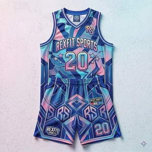 Men’s <b>Athletic</b> Basketball Uniform Set Quick Dry Sleeveless Jersey and Shorts Custom Design Lightweight Sports Uniform OEM - Product Image 3