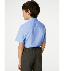 Chemises Scolaires Unisexe Personnalisées OEM pour Enfants, Coupe Slim, Faciles à Repasser, en Mélange de Coton Respirant et Durable, Uniformes avec Logo, Commandes en Gros - Product Image 4