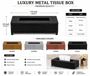 กล่องใส่กระดาษทิชชูตกแต่ง - Product Image 1