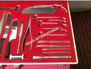 Post Mortem & Autopsy Instruments Set CE Certified Class I Medical Device for ICU Use - Product Image 3