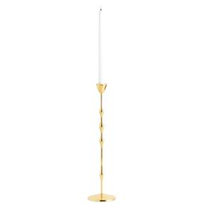 Elegantes Portavelas Cónicos de Metal Dorado Martillado, Juego de 4 Candelabros Altos para Centros de Mesa de Boda, Decoración del Hogar y Mesa de Comedor - Product Image 3