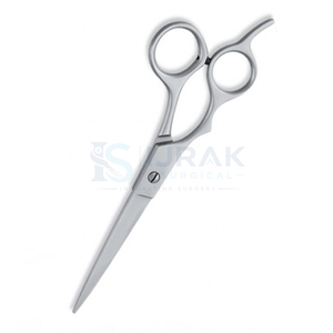 Ciseaux à cheveux professionnels en acier inoxydable, pointe acérée, pour droitiers, manche moyen, outils de salon - Product Image 4